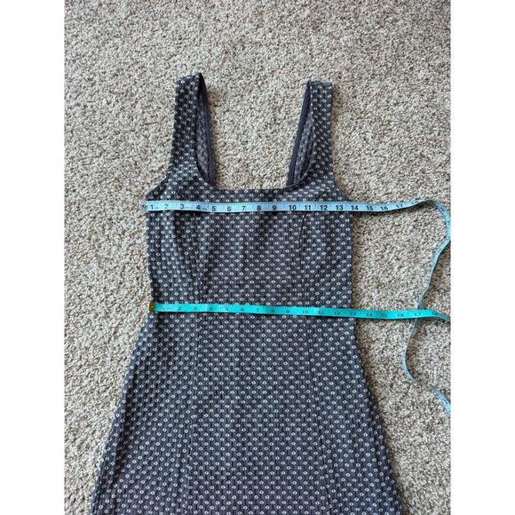 Urban Outfitters Folly Fitted Notched Mini Dress, Gray pattern, size Medium - Picture 4 of 8